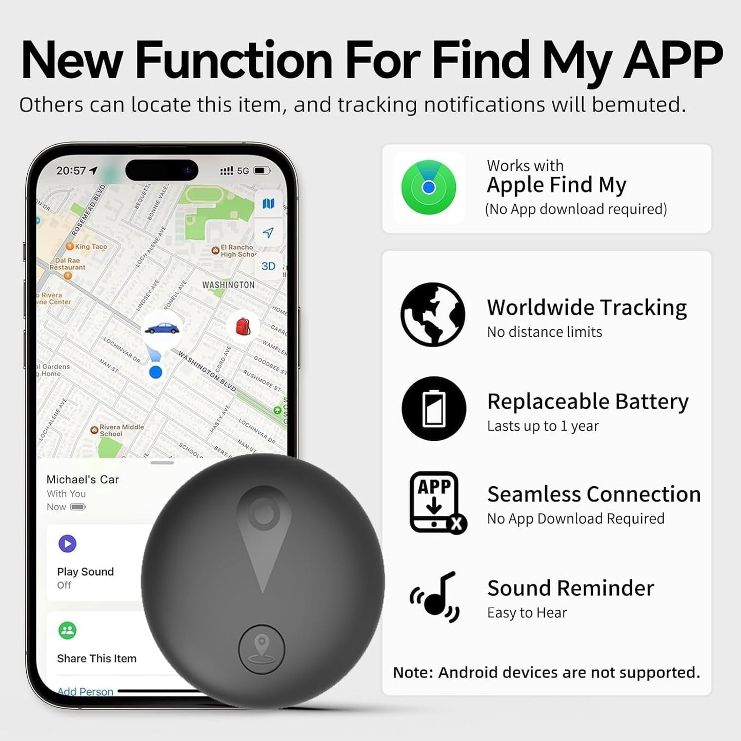GPS Tracker for Dogs - Smart Collar with Real-Time Location.