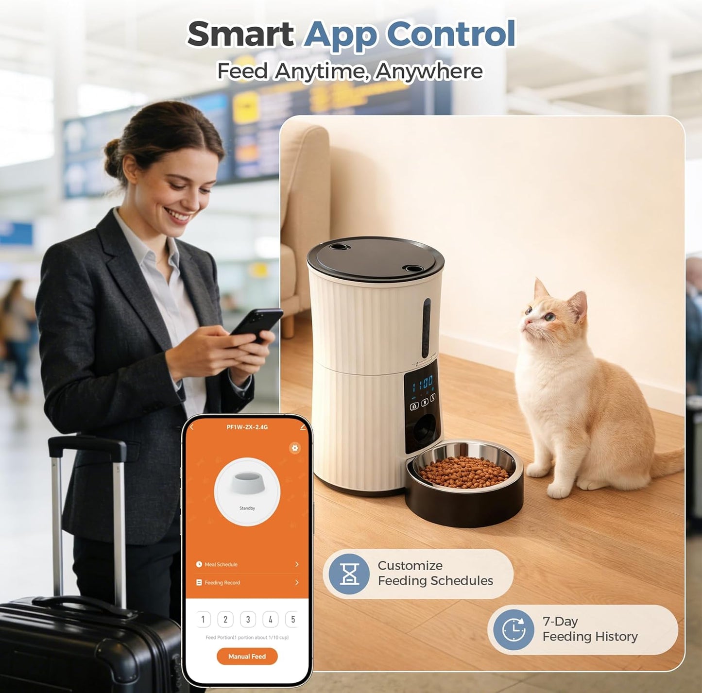 Automatic WiFi Cat Feeder