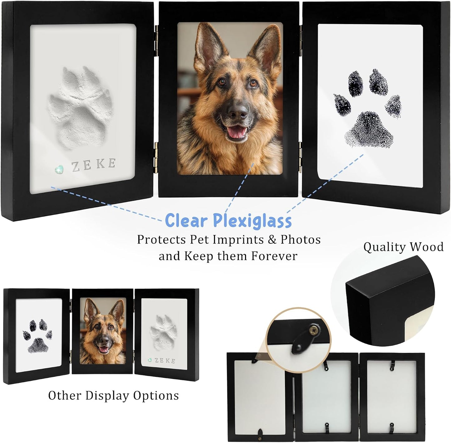 Ink&Clay Paw Print Frame Keepsake